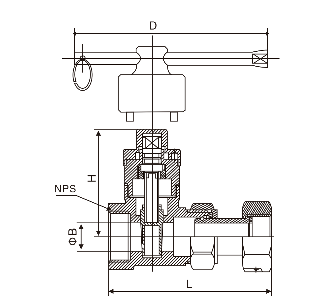 磁性鎖閉活接(jiē)止回閘閥(圖1)