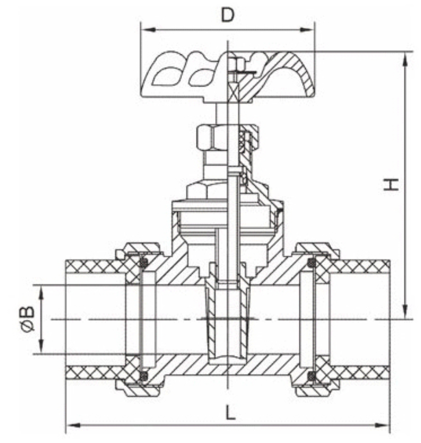 PPR黃銅(tong)閘閥(圖1)