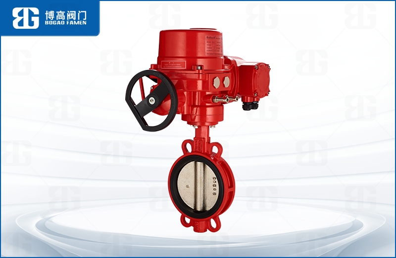 電動對夾式蝶(die)閥