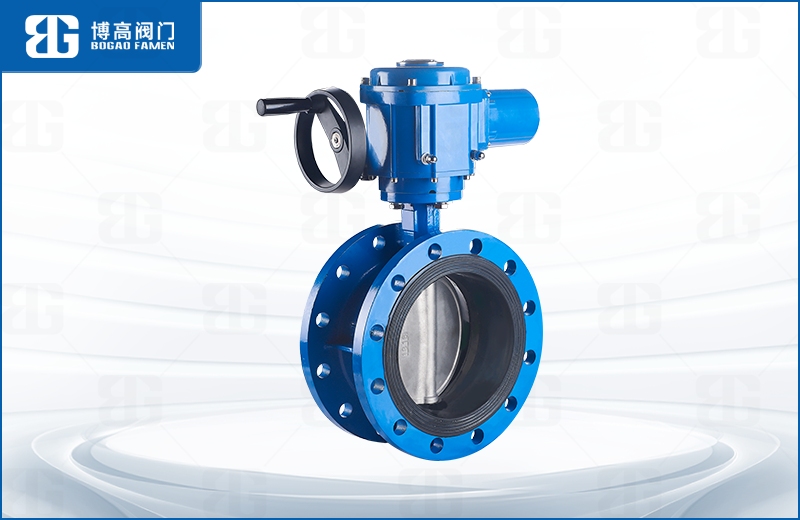 電動法蘭(lán)中線蝶閥