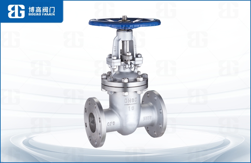 不(bu)鏽鋼楔式法蘭閘(zhá)閥